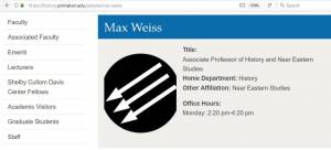 Max Weiss, history.princeton.edu - 24 Apr 2017